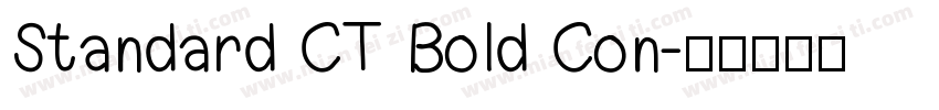 Standard CT Bold Con字体转换